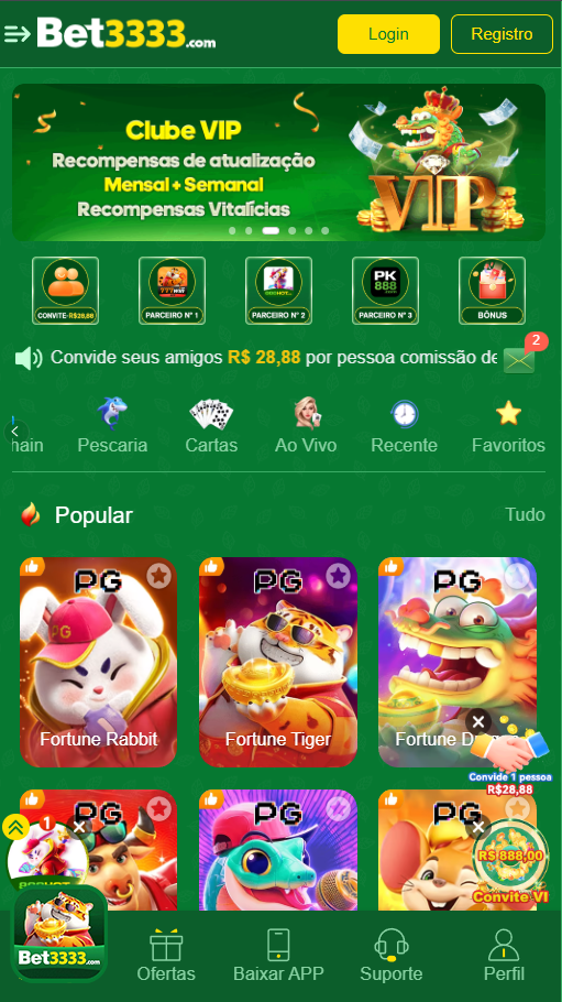 bet3333.com Centro de Apostas Premium